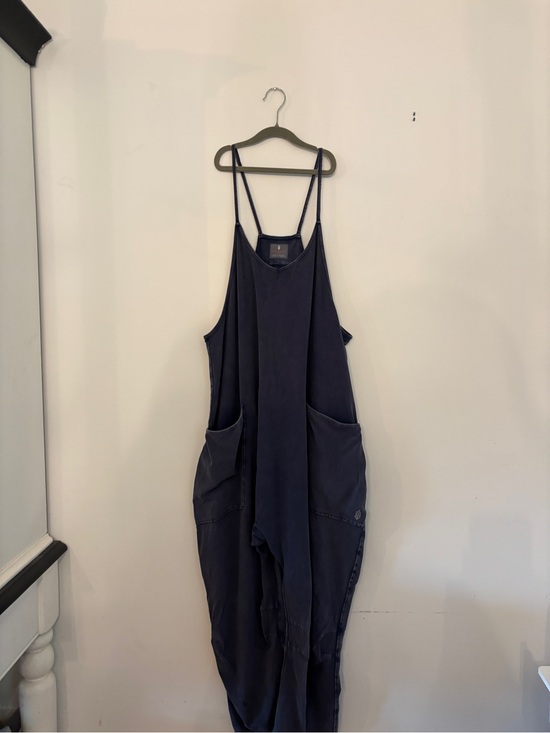 FP Movement by Free People Pants - FP Movement by Free People Navy Blue Hot Shot Onesie